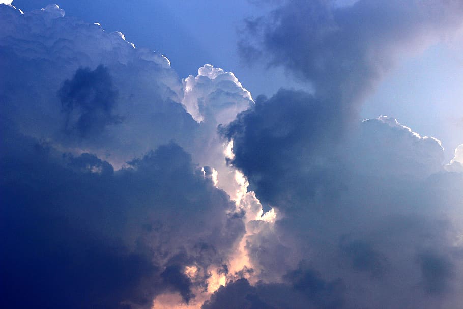 sky, cloud, landscape, nature, sunset, atmosphere, dramatic HD wallpaper