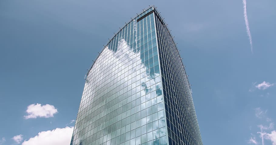 architecture, building, infrastructure, cloud, reflection, sky HD wallpaper