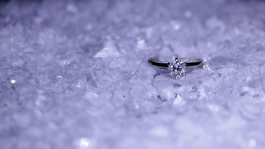 ring, diamond, symbol, ice, snow, glitter, gift, purple, jewelry HD wallpaper