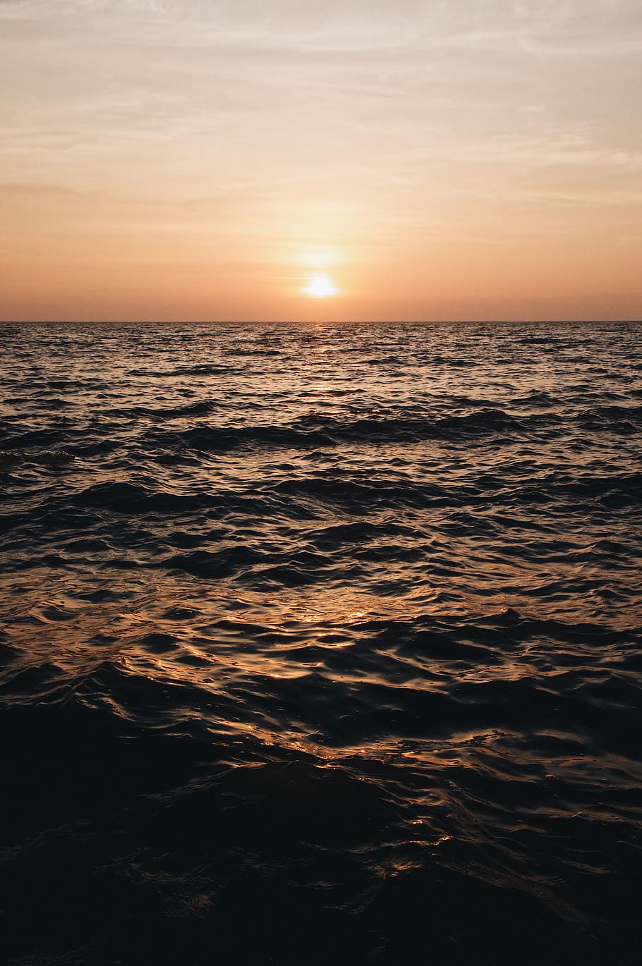 thailand, phi phi islands, sunset, water, horizon, sea, black HD wallpaper