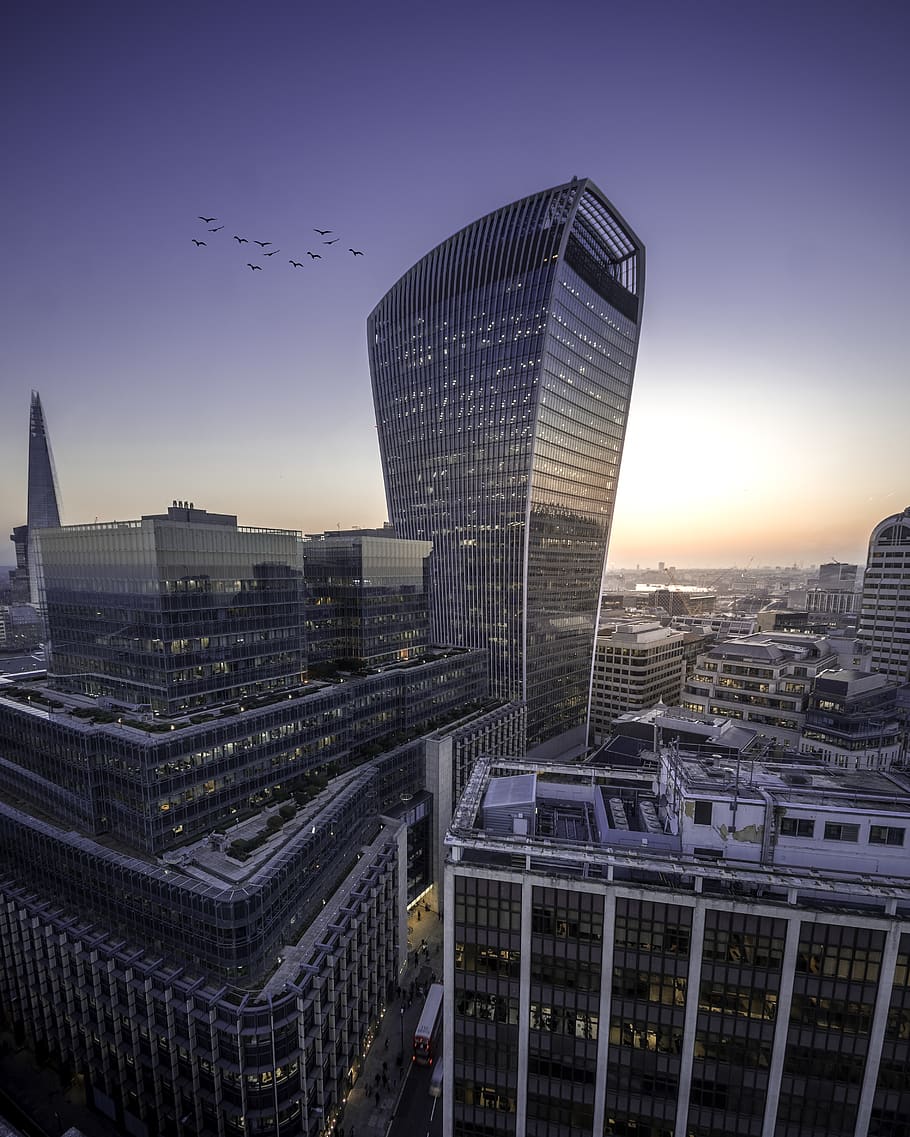 high-rise building suring daytime, high rise, urban, city, town HD wallpaper