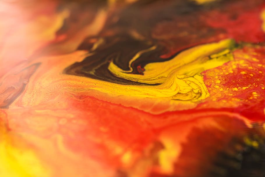 cell, fall, autumn, canva, art piece, art work, painted, beauty HD wallpaper
