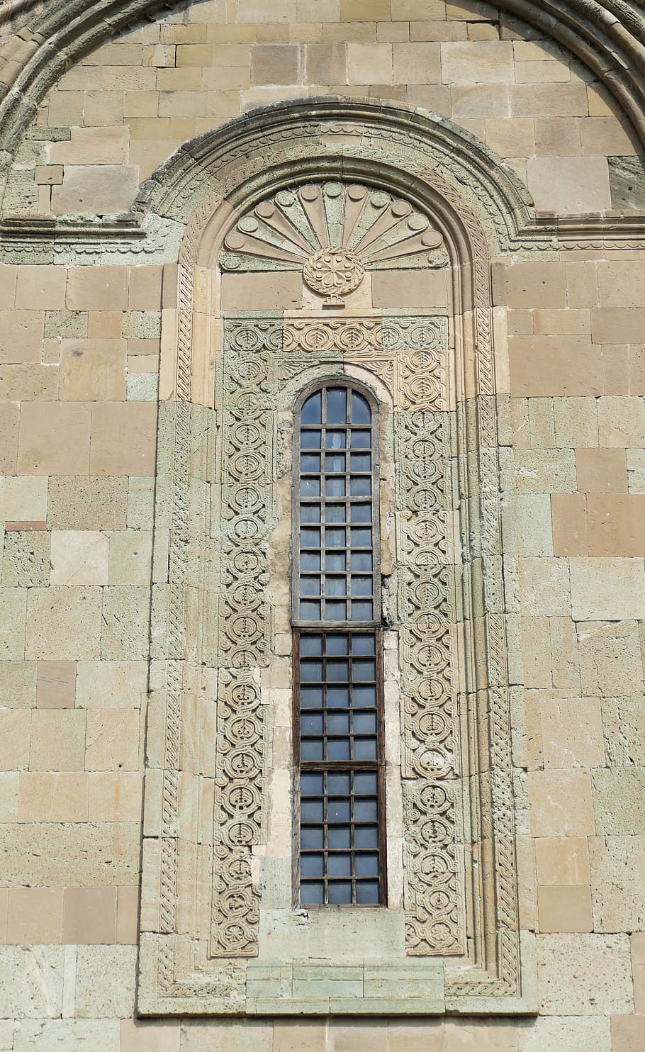 georgia, mtskheta, church, cathedral, window, wall, historically HD wallpaper