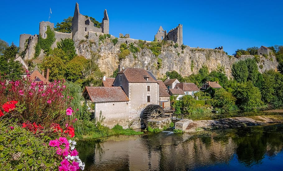 castle, ruins, medieval, building, architecture, old, ancient HD wallpaper