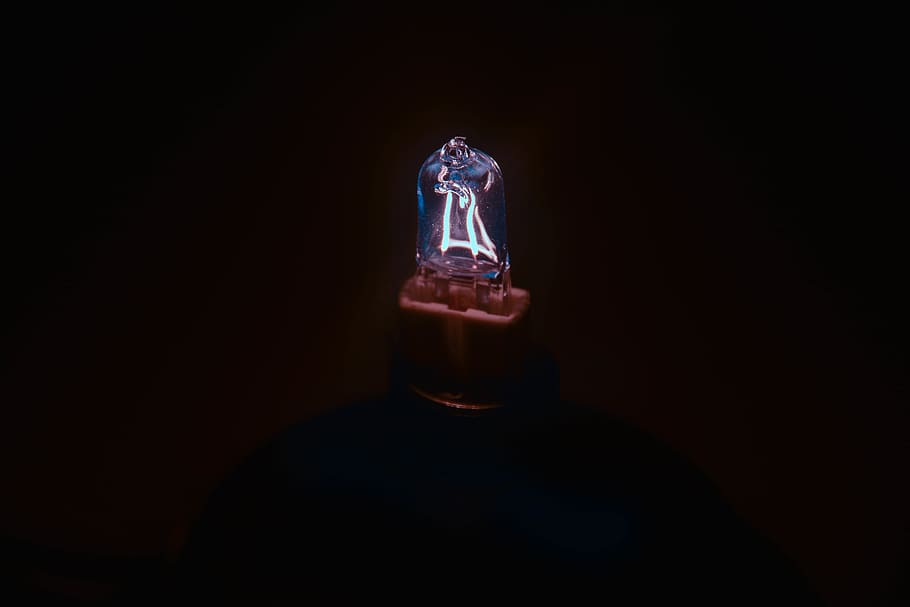 light, bulb, lighter, electro, electricity, energy, power, blue HD wallpaper