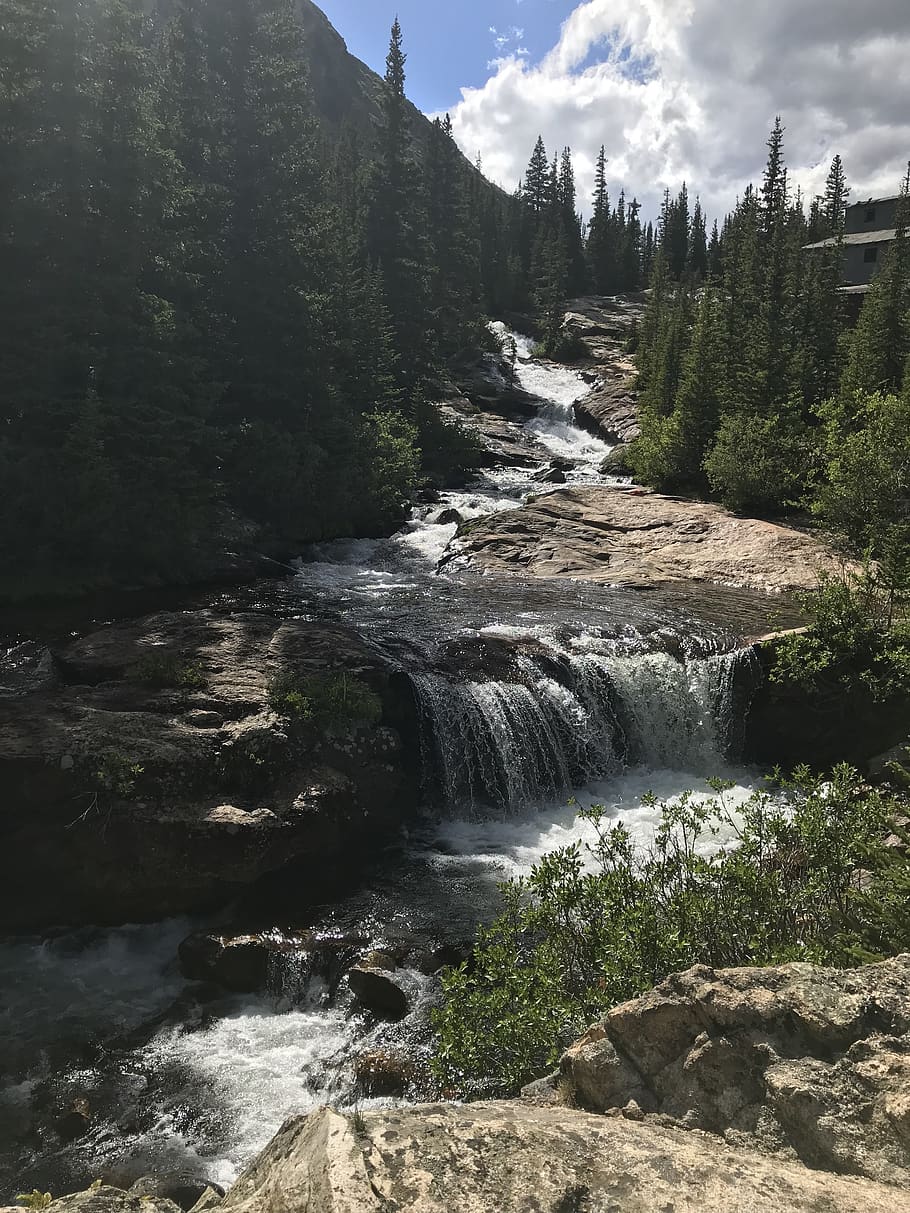 Time Lapse Photography of Cascade Waterfalls, beautiful, canyon HD wallpaper