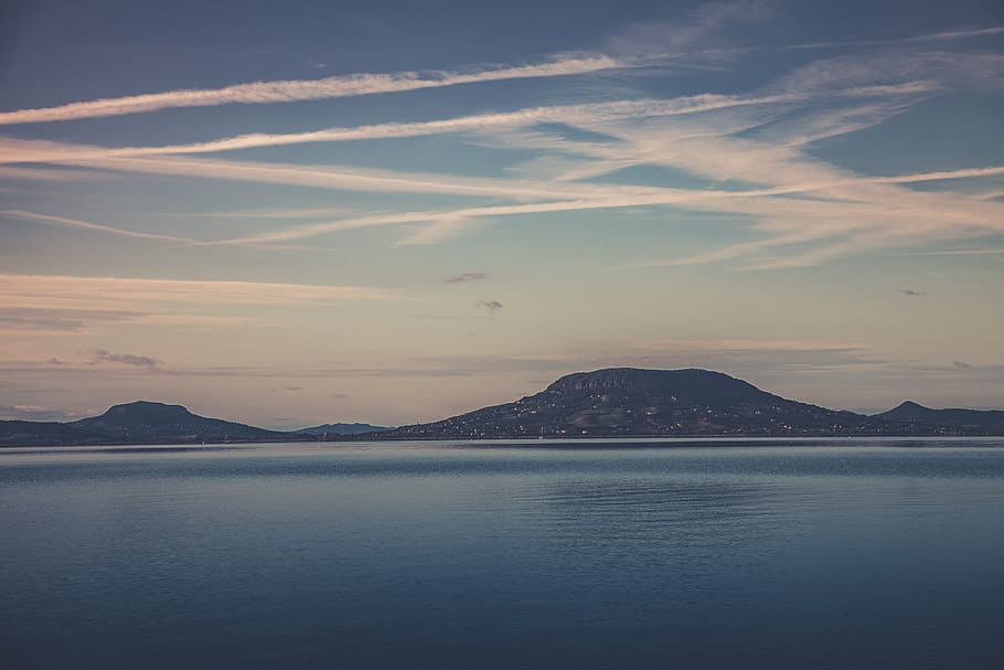 Mountain Beside Large Body of Water, daylight, daytime, landscape HD wallpaper