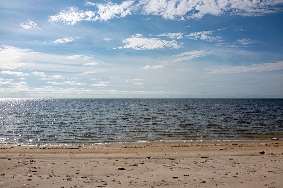 beach, florida, peaceful, calm, desolate, water, nature, vacation HD wallpaper