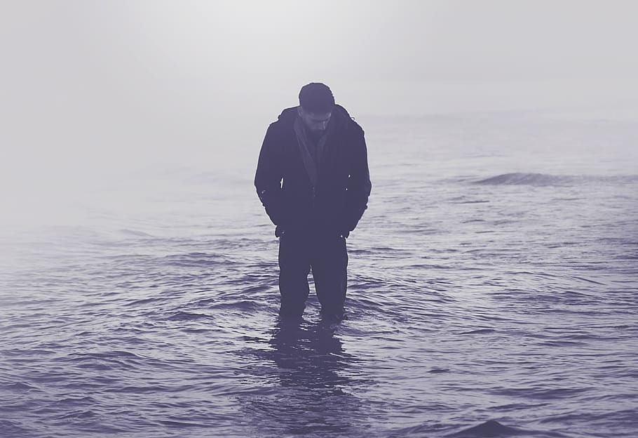 morocco, asilah, sad, wave, only, darkness, sea, water, beach