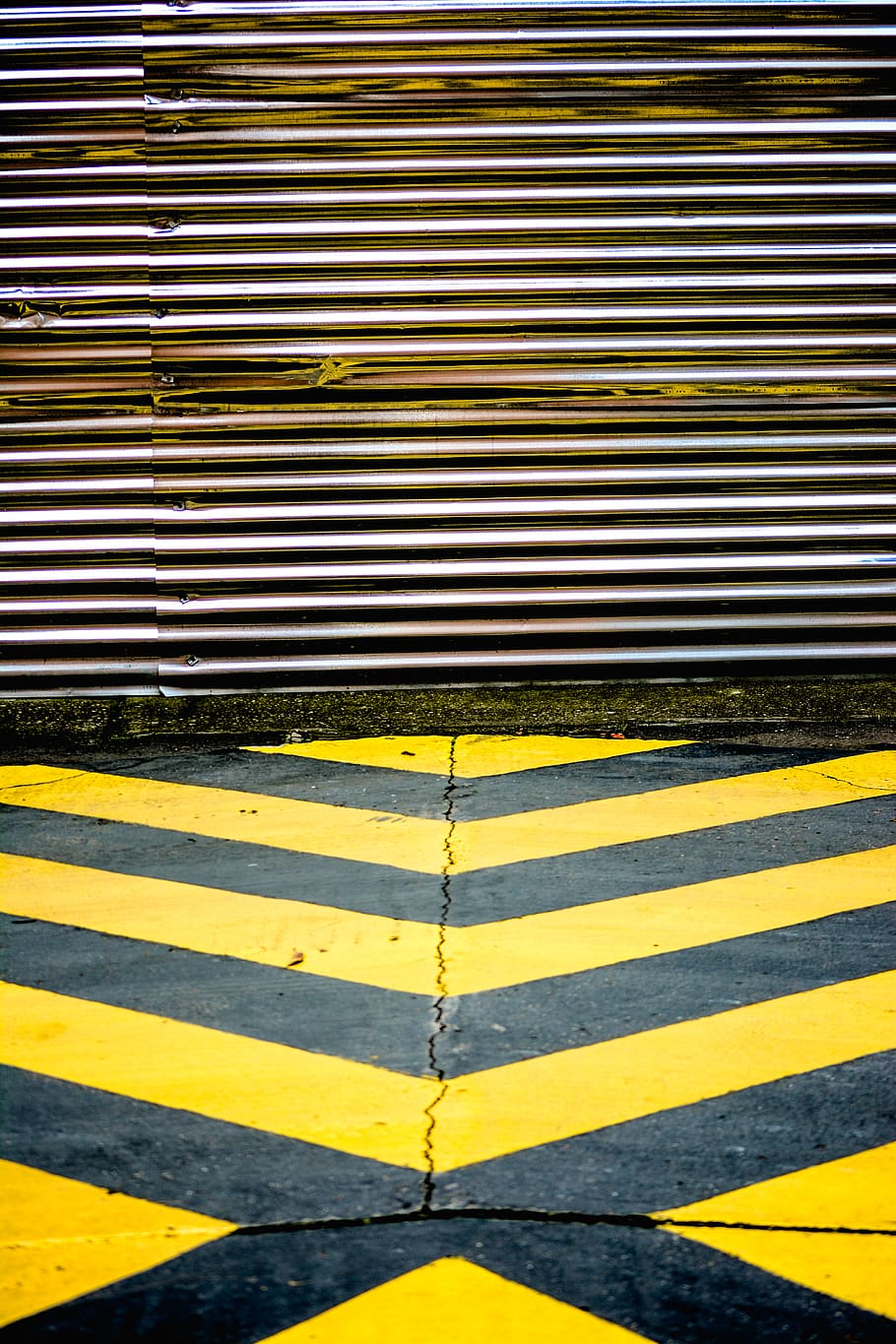 black and red striped textile, asphalt, tarmac, road, zebra crossing HD wallpaper