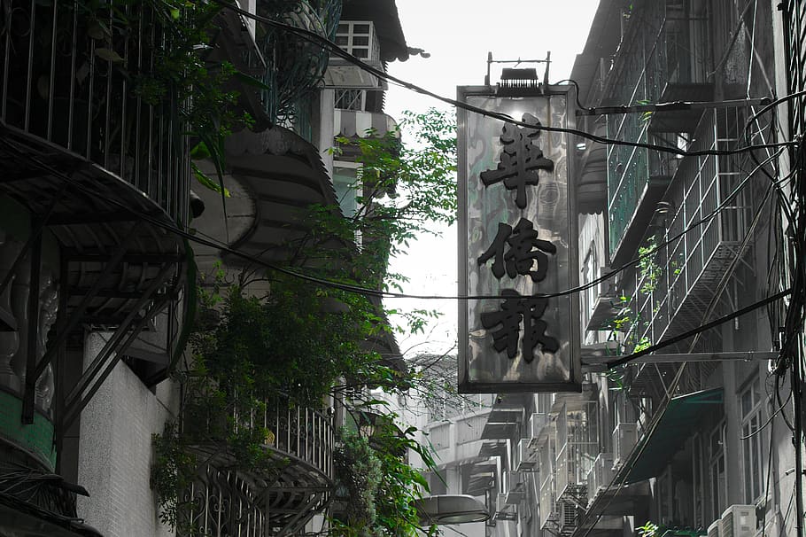 macau, street sign, built structure, architecture, building exterior HD wallpaper