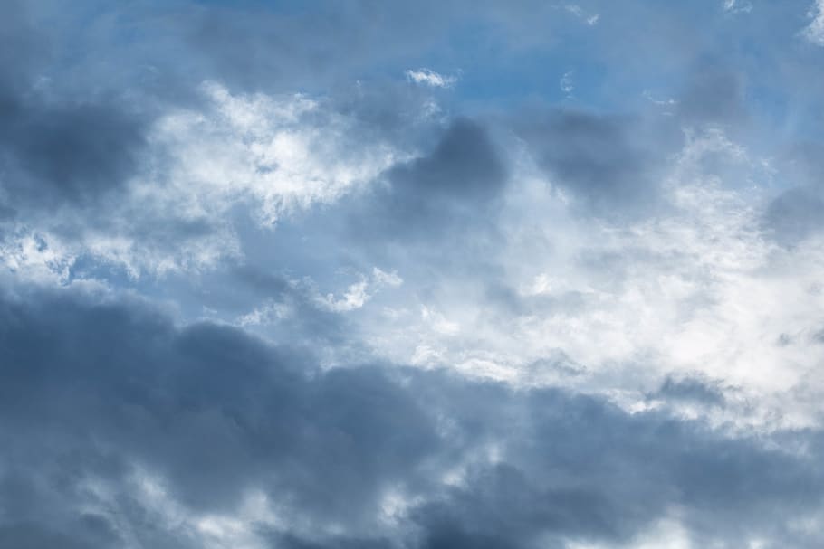 clouds, sky, winter, blue, cloud - sky, backgrounds, beauty in nature HD wallpaper