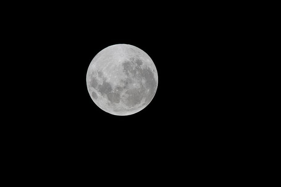 full moon photo, space, astronomy, night, planetary moon, sky HD wallpaper