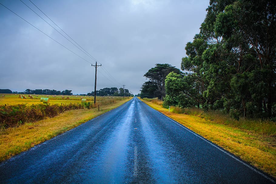 australia, warrnambool, storm, sky, clouds, powerline, victoria, HD wallpaper