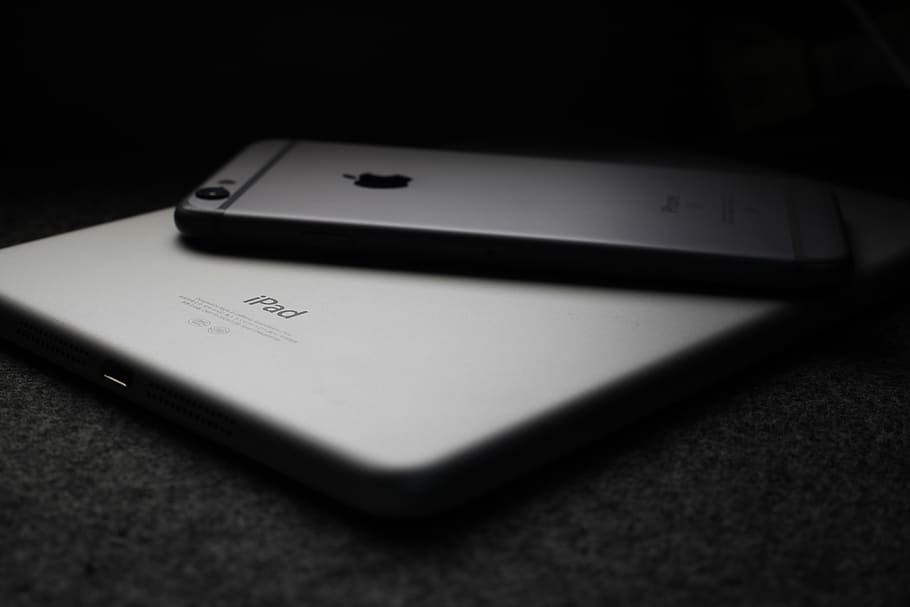 phone, apple, communication, wireless technology, table, mobile phone HD wallpaper