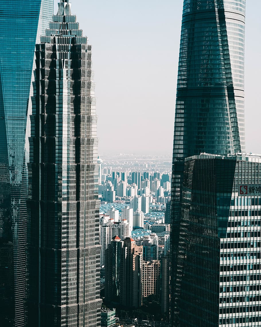 high-rise building, city, town, urban, high rise, architecture HD wallpaper