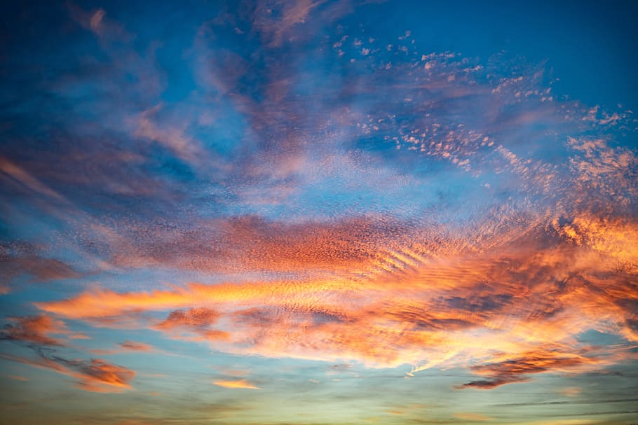 sky, sun, sunset, clouds, sunrise, landscape, nature, mood HD wallpaper