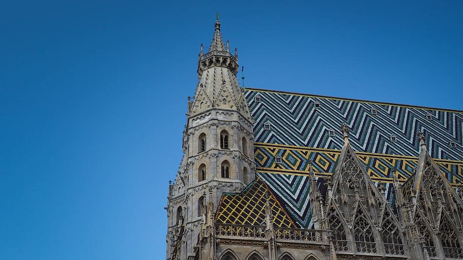 austria, vienna, sky, architecture, built structure, low angle view HD wallpaper