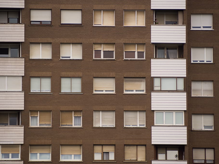 spain, bilbao, architecture, building, window, built structure HD wallpaper