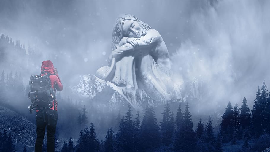 human, snow, winter, wintry, cold, white, frozen, snowfall HD wallpaper