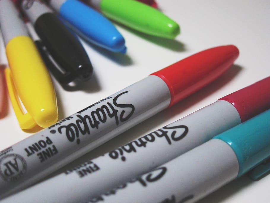 graphic designer, artwork, colour, colouring, artist, pencils HD wallpaper