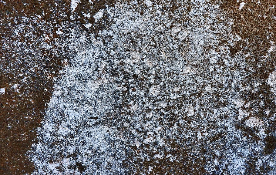 gray concrete pavement, nature, outdoors, ice, snow, rug, scenery, HD wallpaper
