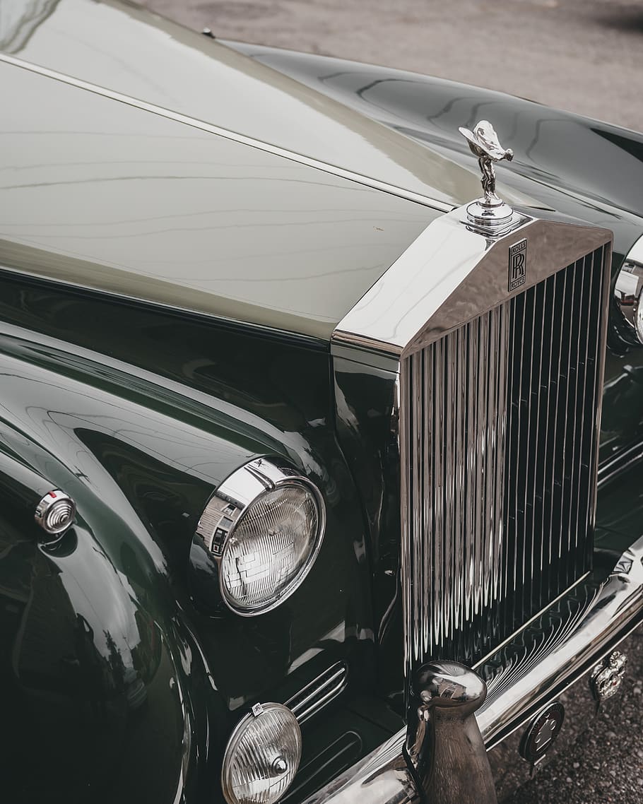 black Rolls-Royce vehicle, land vehicle, mode of transportation HD wallpaper