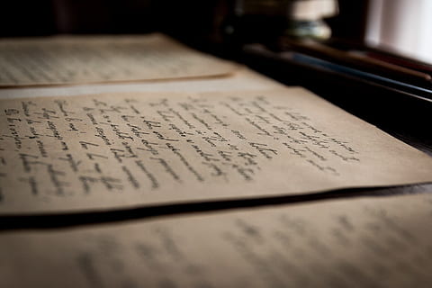 White Printing Paper Text, archive, blur, calligraphy, close-up HD wallpaper