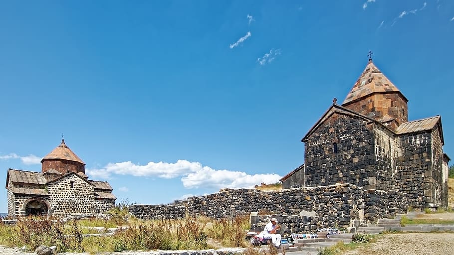 armenia, sewankloster, sevanavank, monastery, church, architecture HD wallpaper