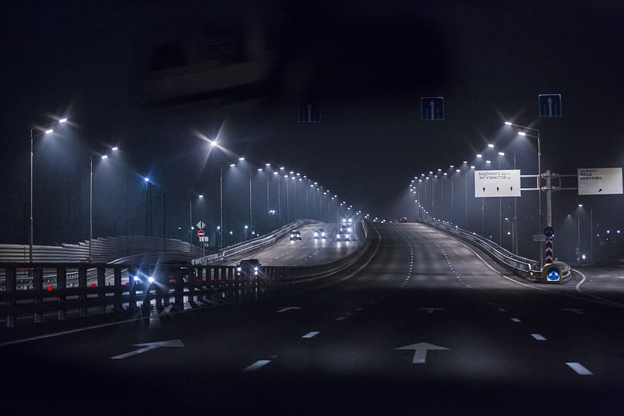 russia, moscow, lights, cityscape, aesthetic, life, fog, wallpaper