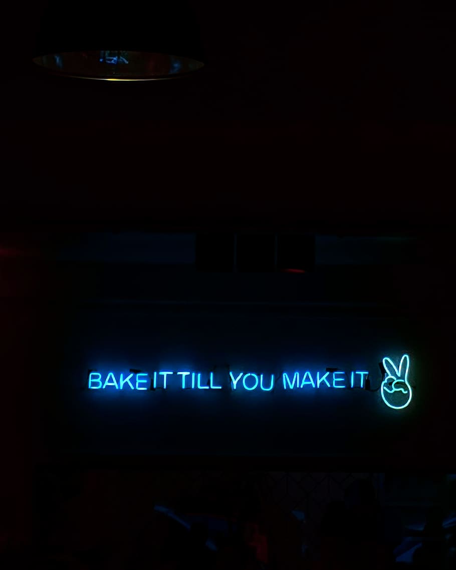 Bakt it till you make it neon signage light, fitzroy, australia, HD wallpaper