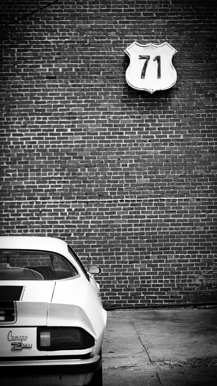 united states, bentonville, brick, 71, car, brick wall, mode of transportation