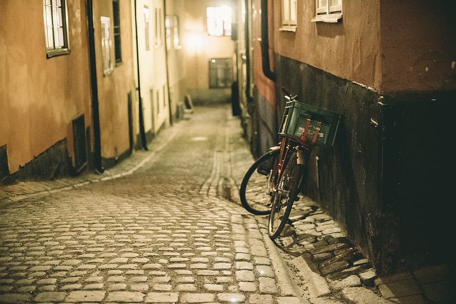 architecture, city, street, bicycle, transportation, land vehicle HD wallpaper