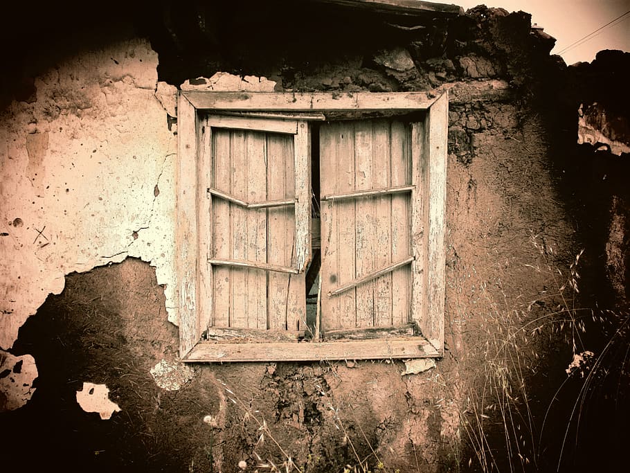 window, vintage, dark, old, abandoned, wood - material, architecture HD wallpaper