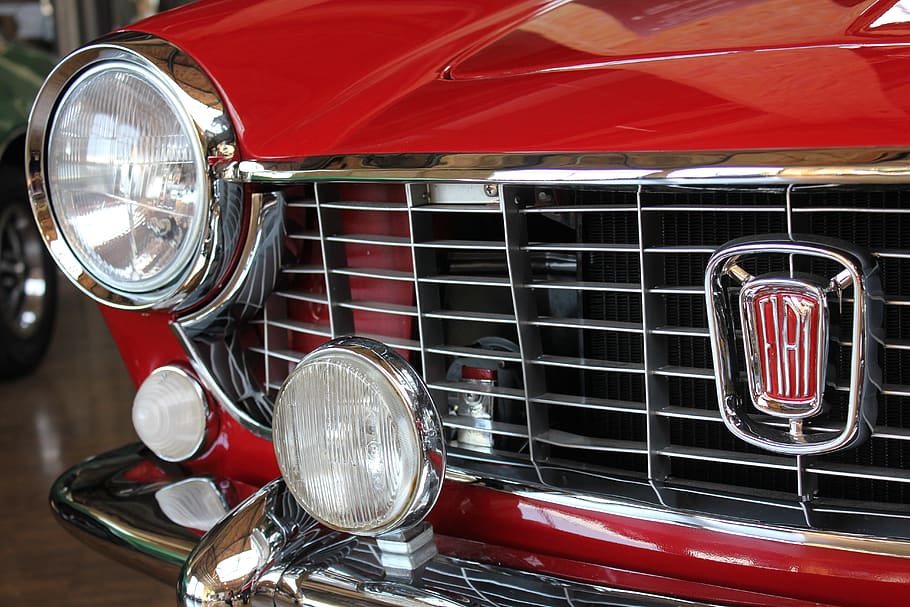 oldtimer, fiat, auto, vehicle, classic, nostalgia, automotive HD wallpaper