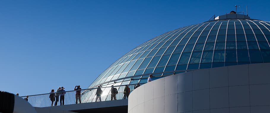 dome, building, architecture, platform, view, tourists, blue HD wallpaper