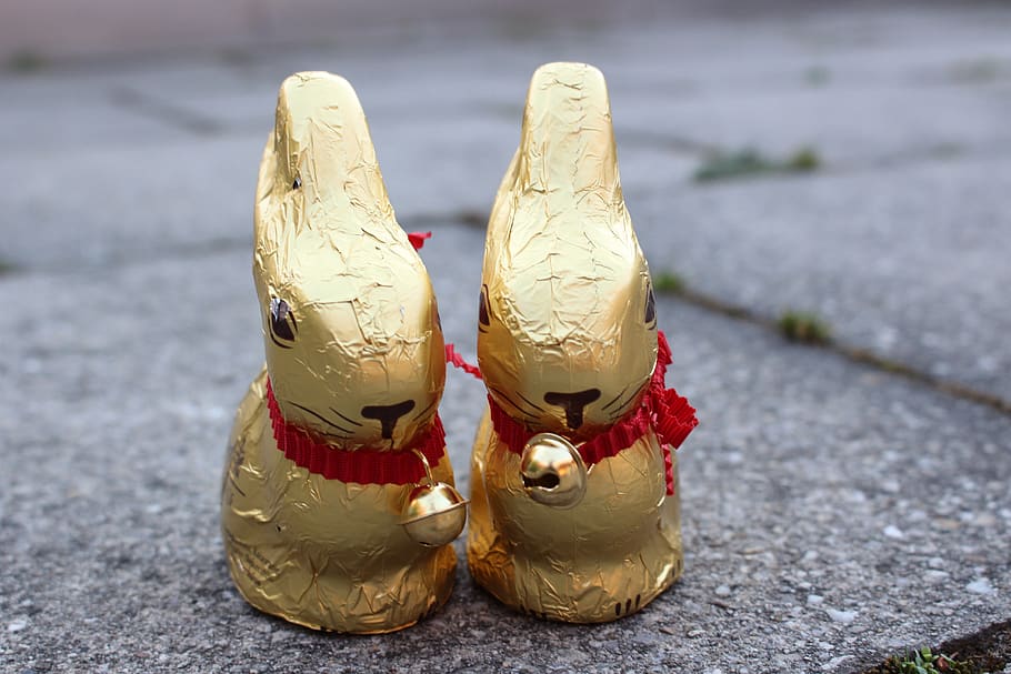 easter, easter bunny, hare, spring, cute, easter decoration HD wallpaper