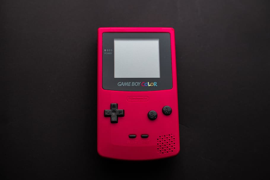 Close-up Photo of Red Game Boy Console, nintendo, portable, retro, HD wallpaper