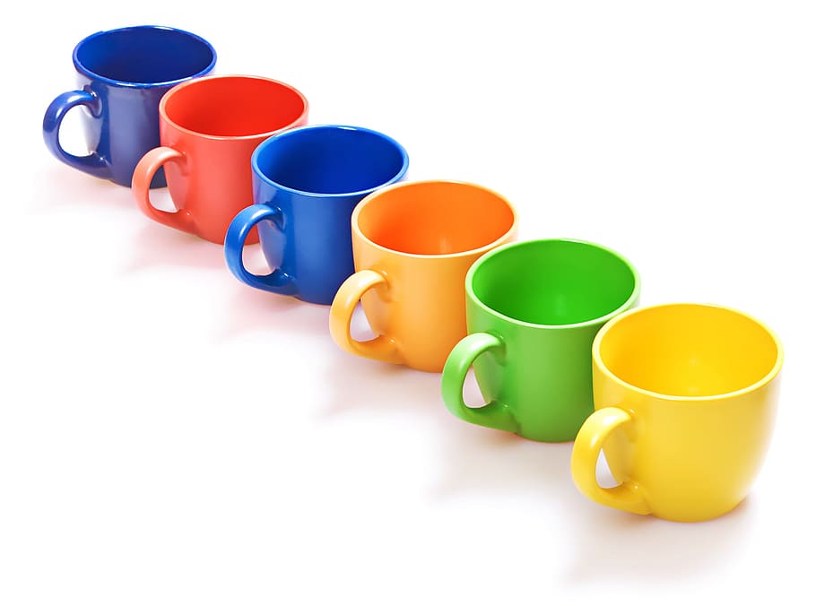 bar, beverage, blue, bright, cafe, ceramic, clean, closeup HD wallpaper