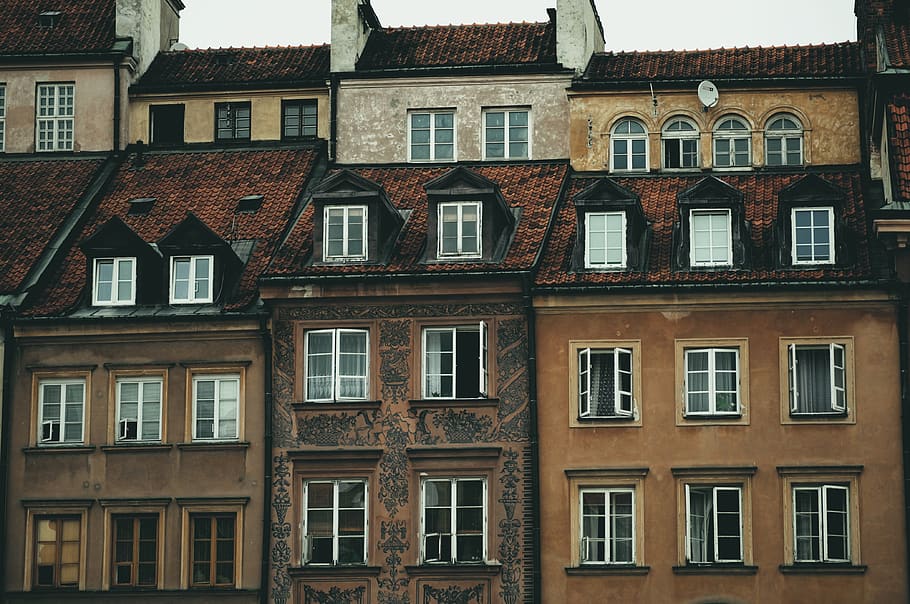 apartment, architecture, brick, building, buildings, city, exterior HD wallpaper
