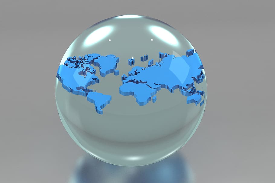 earth, spherical, sphere, planet, globe - man made object, studio shot HD wallpaper