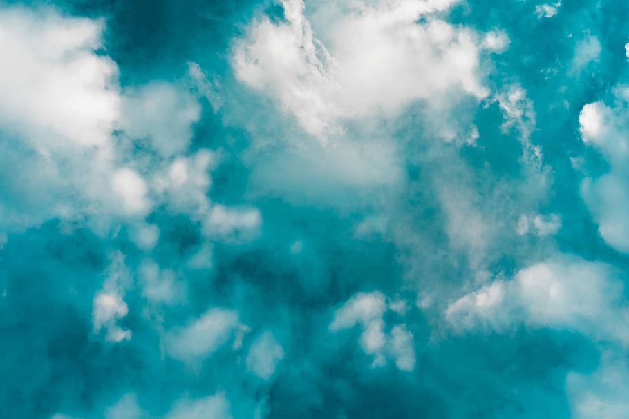 white clouds, cloud - sky, cloudscape, blue, backgrounds, beauty in nature HD wallpaper