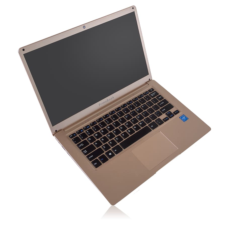 isolated, laptop, primebook, computer, wireless technology, HD wallpaper