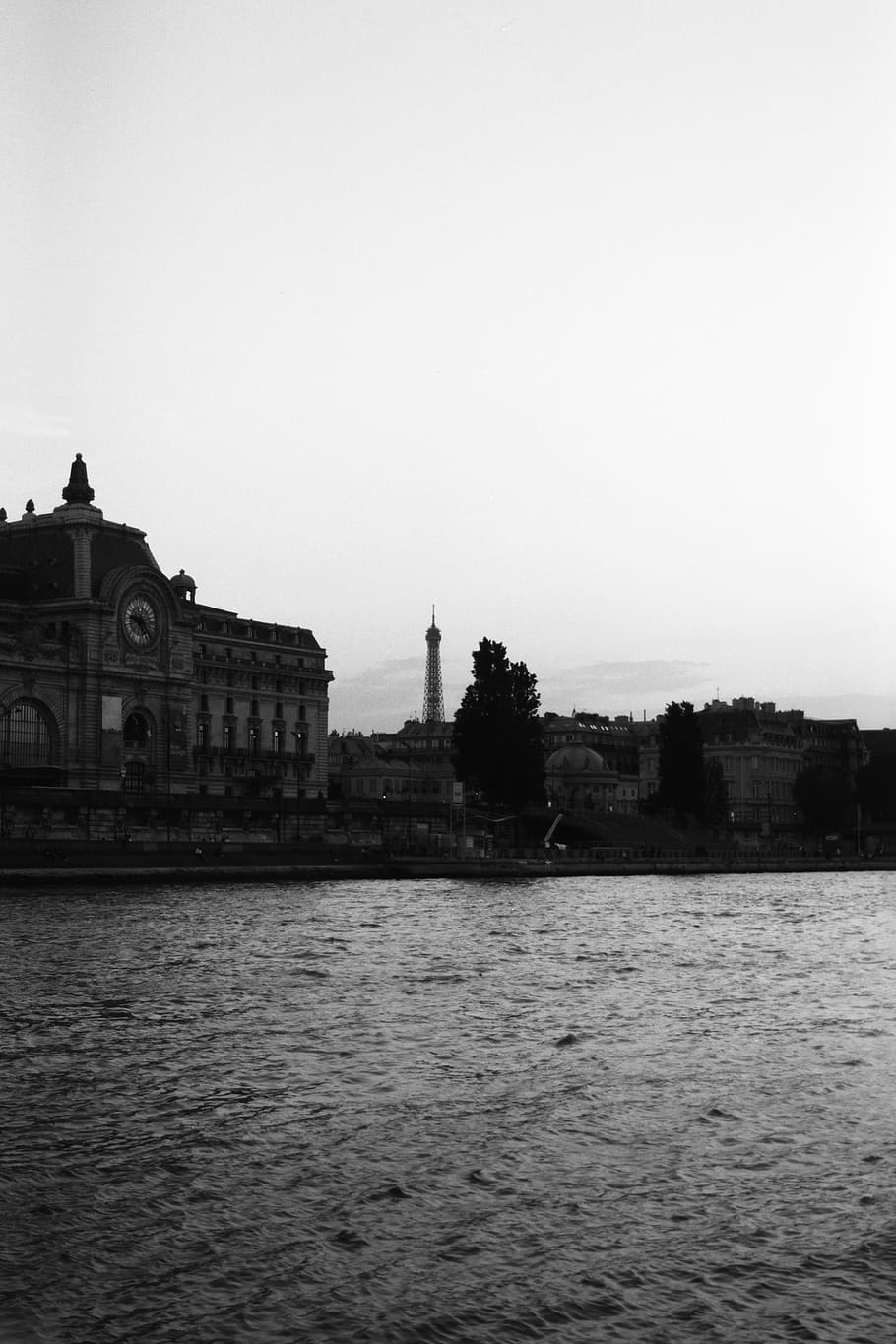 architecture, building, steeple, tower, spire, water, river HD wallpaper