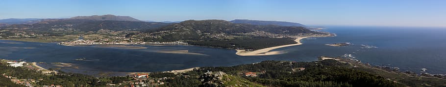 spain, a guarda, water, scenics - nature, mountain, environment HD wallpaper