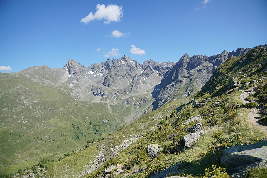 mountains, landscape, pitztal, beauty in nature, scenics - nature HD wallpaper