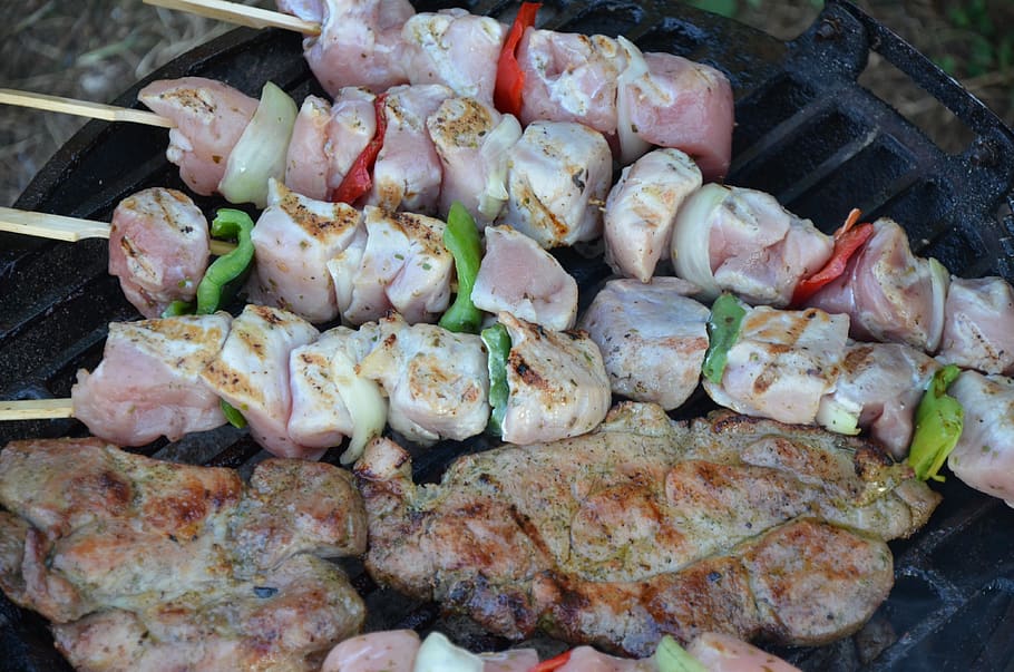 bbq, barbeque, meat, grill, food, food and drink, freshness HD wallpaper