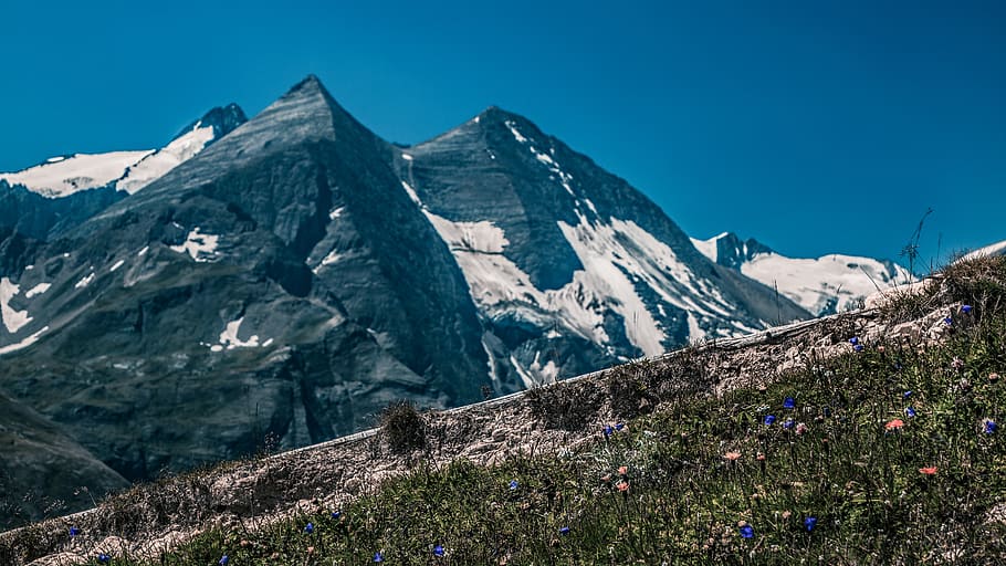 austria, grossglockner high alpine road, european alps, no people, HD wallpaper