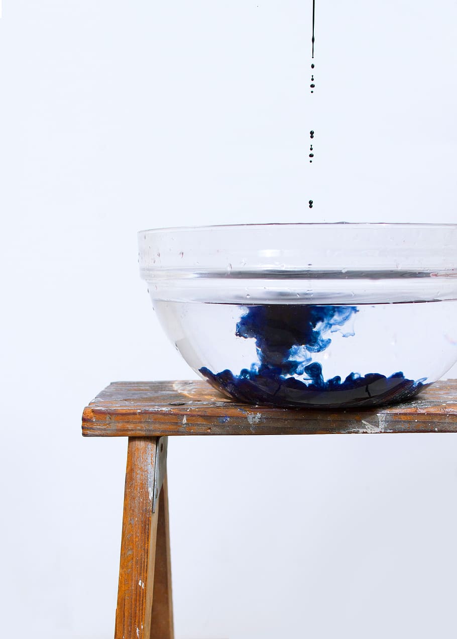 paint, ink, dye, crafts, ink cloud, indigo, craftmanship, wood - material HD wallpaper