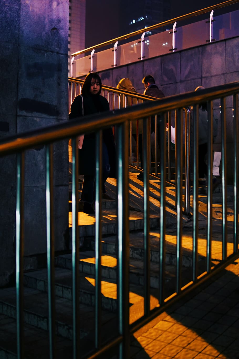 china, wuhan, architecture, real people, railing, built structure HD wallpaper